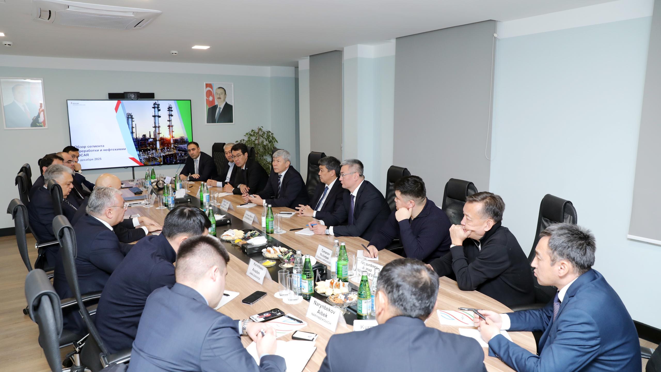 МинКаб Төрагасынын орун басары Бакыт Төрөбаев Азербайжандын Айыл чарба министри Меджнун Мамедов менен жолукту